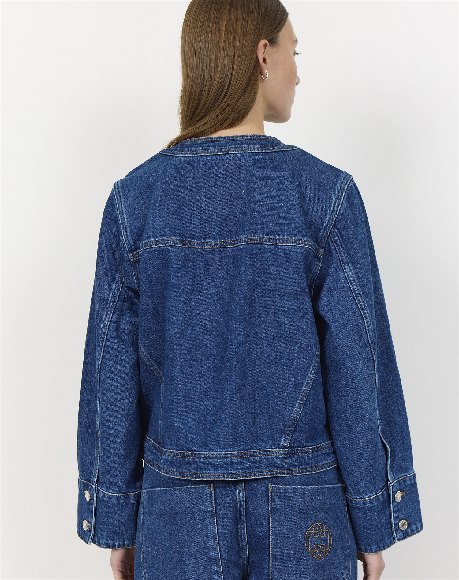 Leveté Room - LR - Kosa 7 Denim Jakke - Vintage Blue